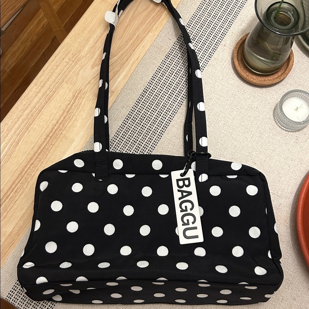 Baggu - UO Exclusive Polka Dot Bowler Bag